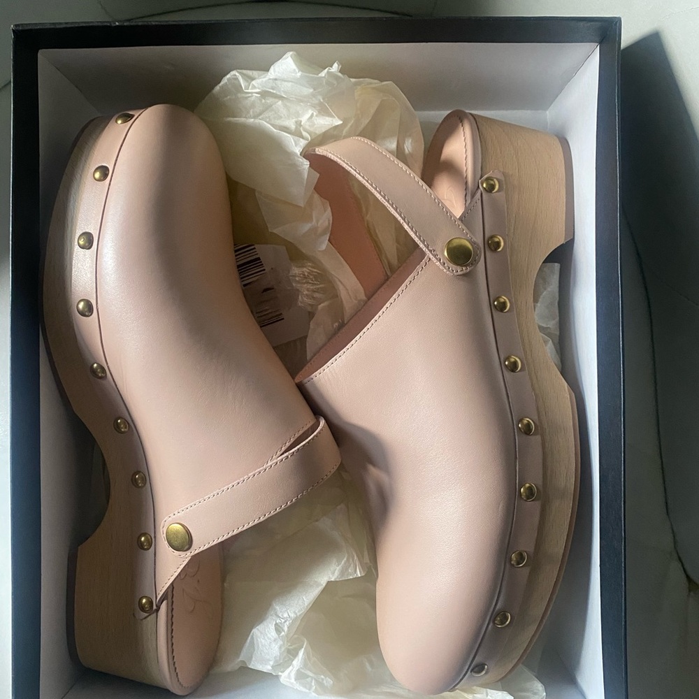 Jcrew Leather Clogs